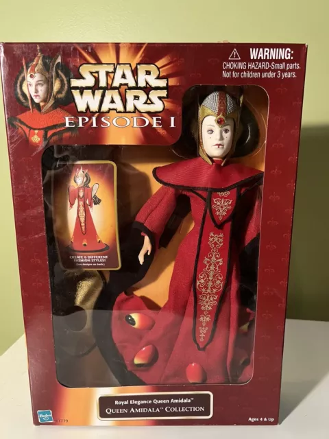 1998 Hasbro Star Wars Episode 1 | Royal Elegance Queen Amidala Doll MiB