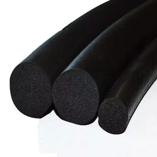 Moosgummi-Rundschnur EPDM Ø 2 - 50 mm Gummidichtung Meterware