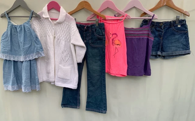 Pacchetto di vestiti per ragazze età 4-5 anni Tu F&F Marks & Spencer