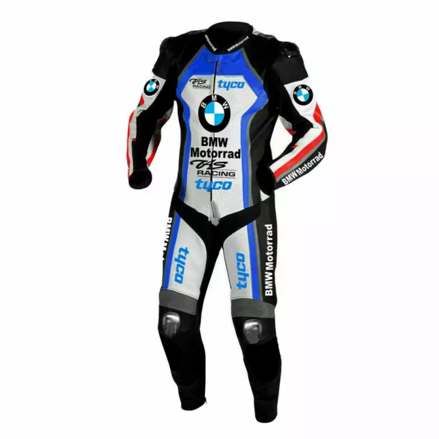 Bmw Motorrad Blue Motorbike Leather Suit Motorcycle Leder 1& 2Pc Bikers Racing