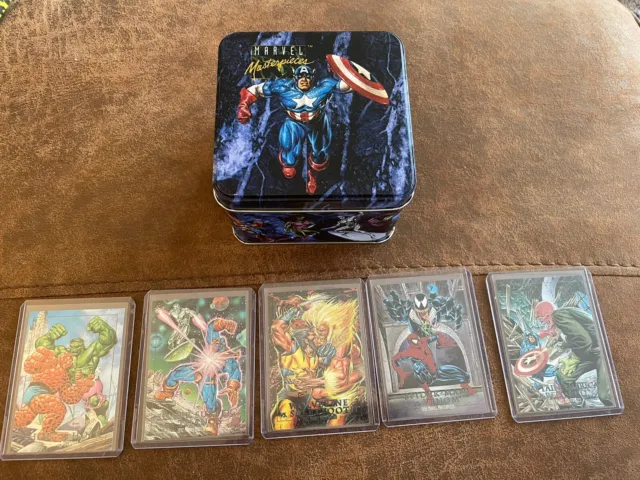 Marvel Masterpieces Trading Cards Tin 1993 Limited Edition 4076/35000