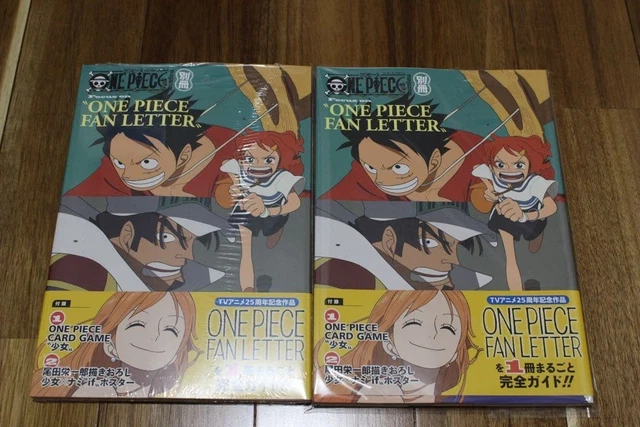 ONE PIECE magazine　 FAN LETTER　2冊 ONE PIECE MAGAZINE Fan Letter Deluxe 2-Book Set sin abrir de Japón