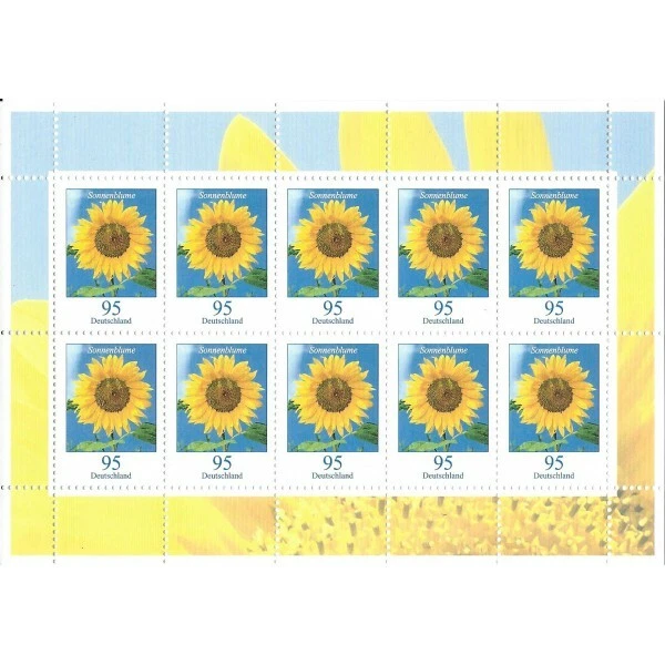 Mi.Nr. 2434 10er Bogen Sonnenblume postfrisch