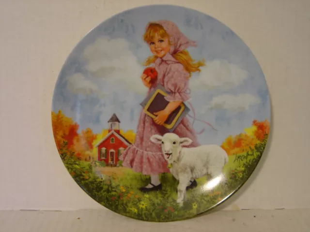 Reco 7Th Issue Mother Goose "Mary Had A Little Lamb" Plate By John Mcclelland