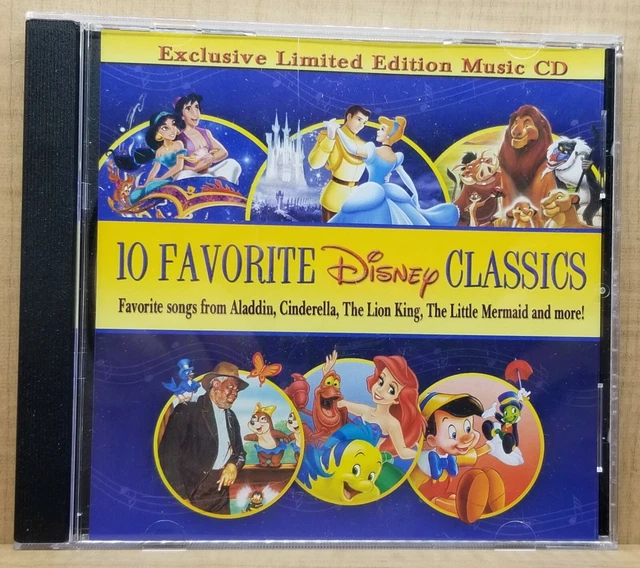 10 FAVORITE DISNEY Classics Limited Edition New THE HITS CD Songs Aladdin $8.00 - PicClick