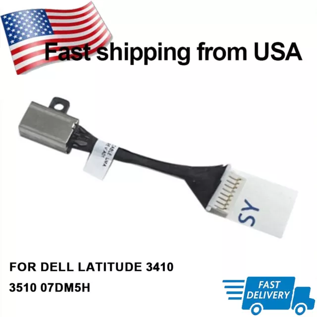 FOR DELL LATITUDE 3410 3510 DC JACK Port Connector Socket 7DM5H 07DM5H CN-07DM5H