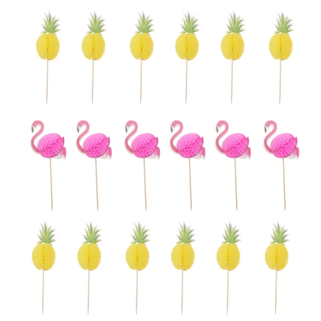 100 Pcs Pics À Cupcakes Signe De Cocktails Décor De Gâteau Délicat