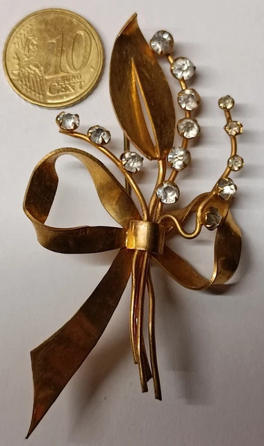 Broche Ancienne Avec Pierre - Bijou Vintage - Occasion à Restaurer