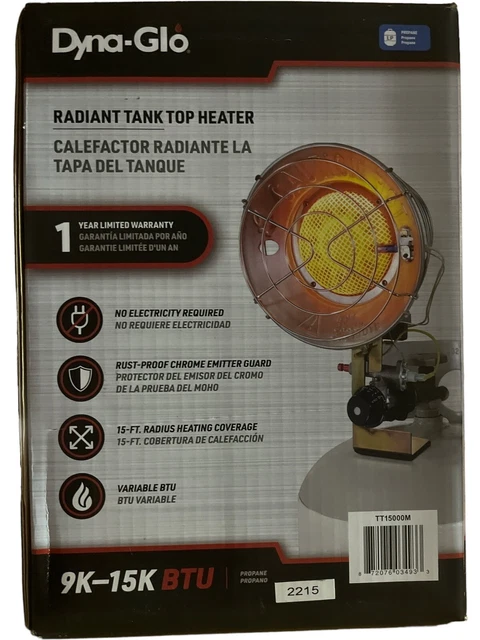 PORTABLE PROPANE HEATER Dyna-Glo RMC-8000 PGH *** 4500 to 8,000 BTU's  $65.00 - PicClick