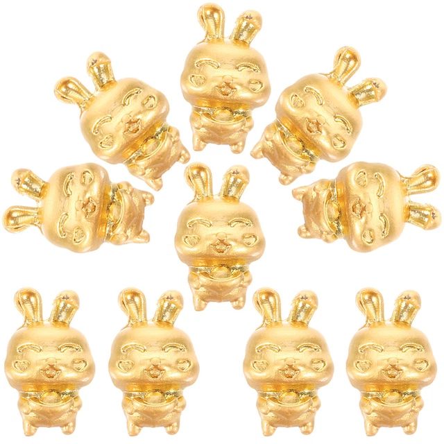 30 Pcs Shajin Rabbit Zodiac Necklace 2023 Year Rabbit Pendants Bead