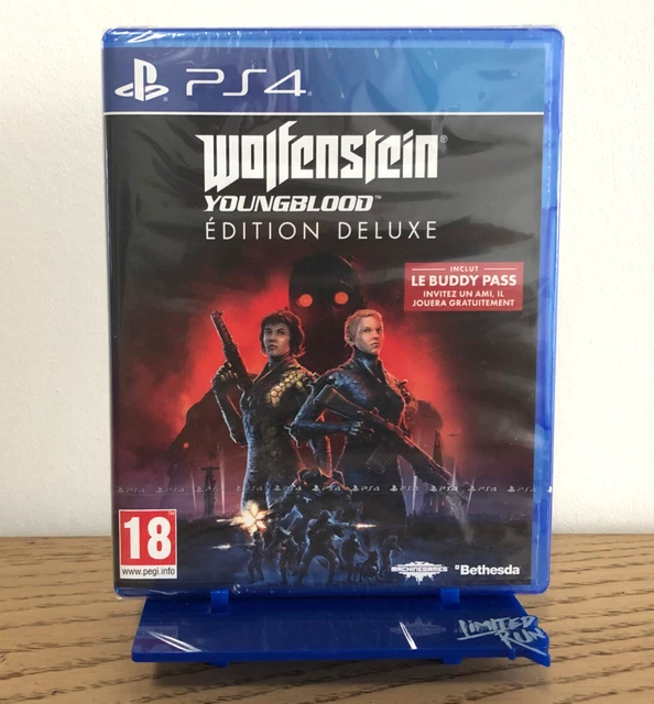 Jeu PS4 Wolfenstein Youngblood Edition Deluxe PAL FR - Neuf Sous Blister Scellé