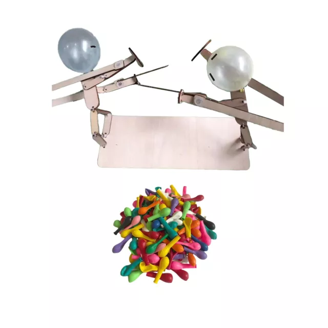 Balloon Bamboo Man Battle Wooden Bots Battle Game Two-Player Fast