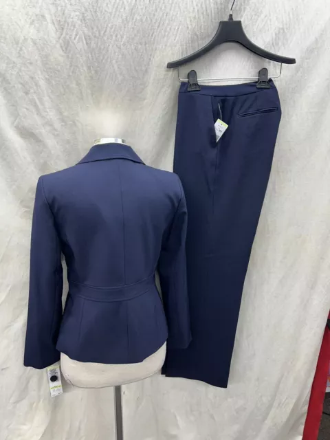 Lesuit Pant Suit/Navy/Size 16W/Inseam 30/New With Tag/Retail$240/Blazer Lined 2