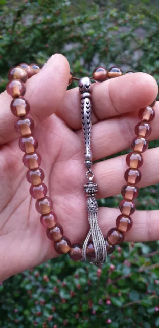 Antike Bakelite Bakelit Gebetskette Prayer Beads Tesbih Tespih Rosenkranz Islam