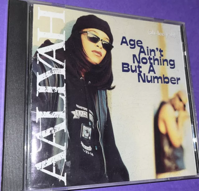 AALIYAH -AGE AIN’T Nothing But A Number CD Rap Hip Hop R&B Run DMC ...
