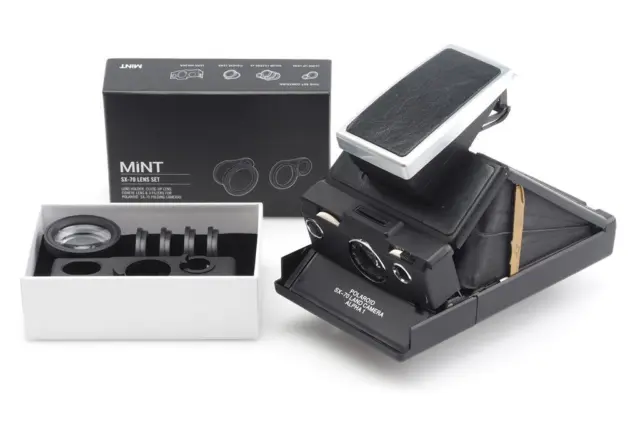 Mint SLR 670-s Black Sx-70 Land Camera Alpha 1 W. Lens Set (1708493196)