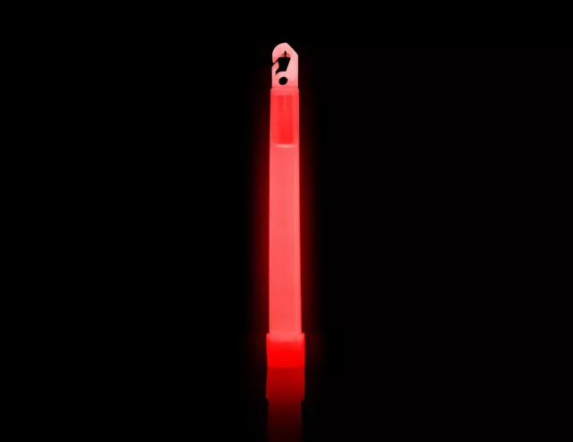 10 (Dix ) - 12 Heures 15.2cm Militaire Chemlight (15cm) Rouge Batonnets Lumineux 3