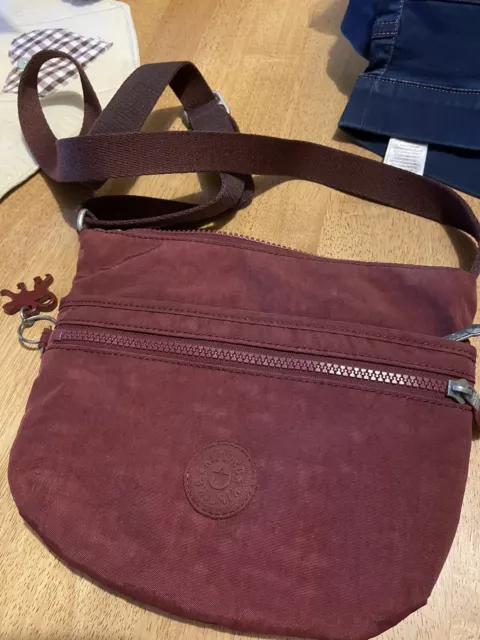 KIPLING BURGUNDY CROSS Body Bag 22.99 PicClick UK
