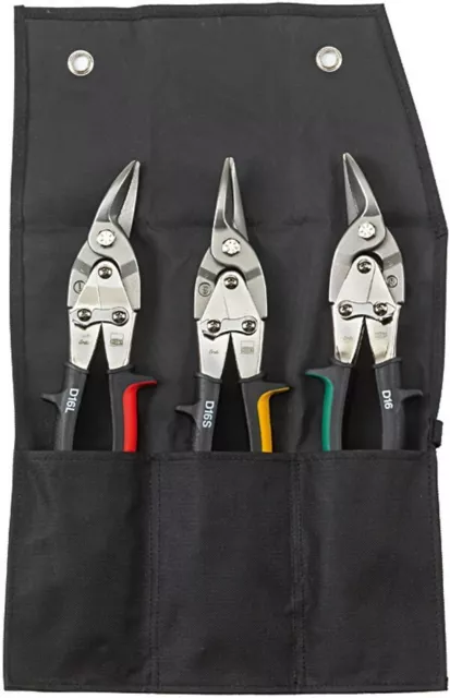 BESSEY Figuren-Scheren-Set Blechschere DSET16 - in Rolltasche