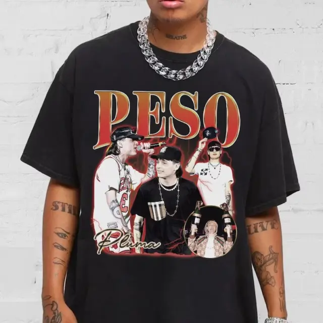 PESO PLUMA MUSIC Shirt, Peso Pluma World Tour 2023 Shirt, Peso Pluma ...