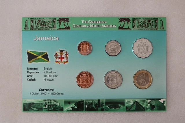 Jamaica Coin Set With Coa B38 #8
