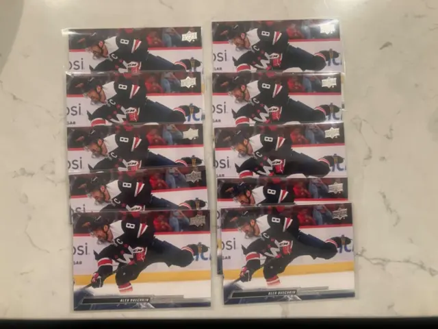 2022-23  Upper Deck Series 1 Base Year 2 Alex Ovechkin  Lot Of 10