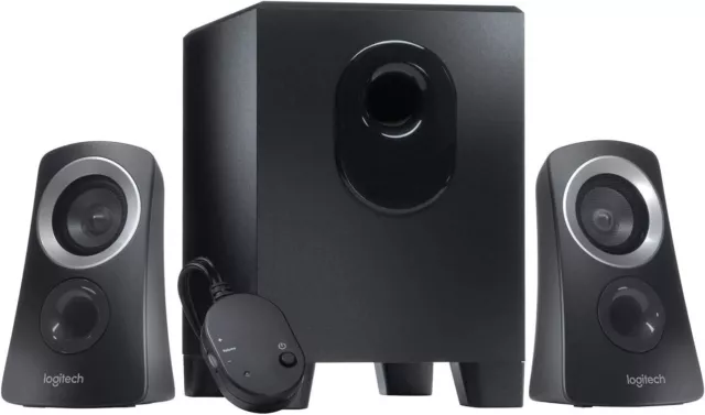 Logitech Z313 2.1 Lautsprecher-System mit Subwoofer, 50 Watt, 3.5 mm Eingang