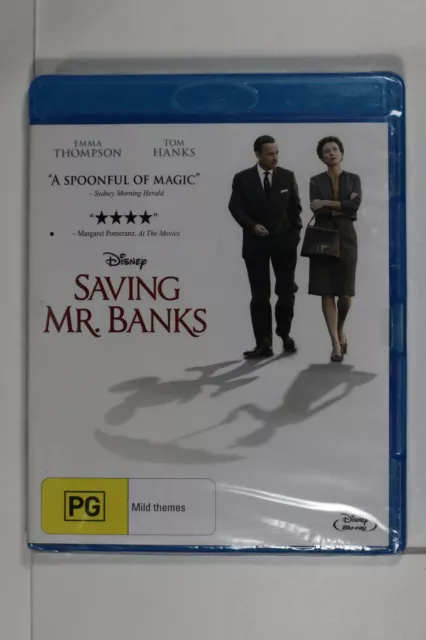 Saving Mr. Banks Blu-ray - Region ABC - New Sealed - Sent Tracking (D905)