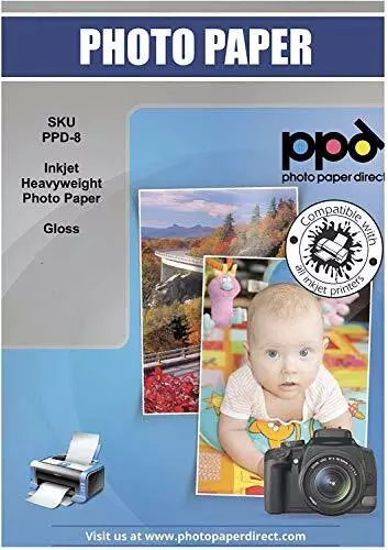 PPD 100 Blatt A4 Tintenstrahl Premium Hochglanz Fotopapier 260 g/m Sofort trocknen