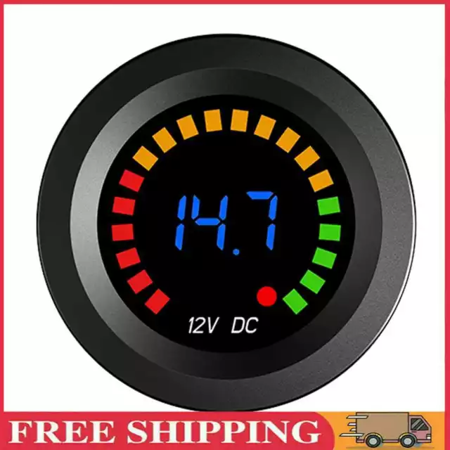 5-36V LED Digital Display Panel Voltmeter Voltage Meter for 12V Car Motorcycle