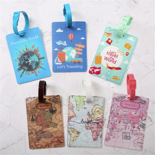 Luggage Tag Suitcase ID Address Holder Baggage Boarding Tag Portable Label Bag