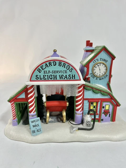 DEPT 56 North Pole Series-Beard Bros Sleigh Wash#56.56740 retired