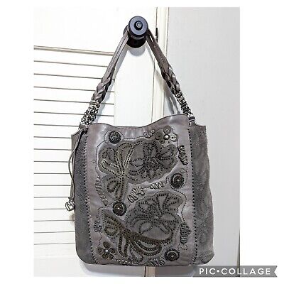 Brighton Masterpiece Patina Bucket Handbag Msrp $630 Rare