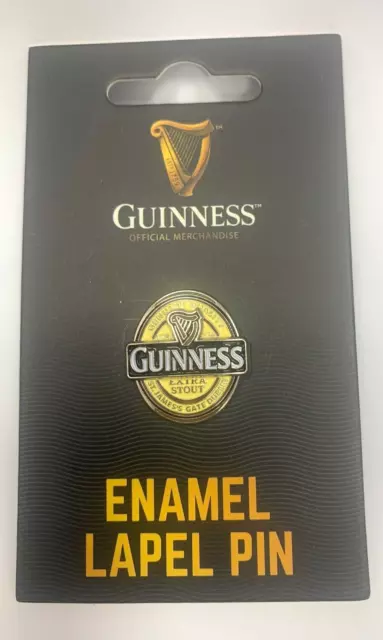 Guinness Collectable Enamel Lapel Pin Badge - Fathers Day Gift - Home Bar