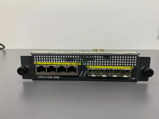 Cisco SSM-4GE 4-Port RJ45 & 4-Port SFP Security Service Module 6MthWty TaxInv