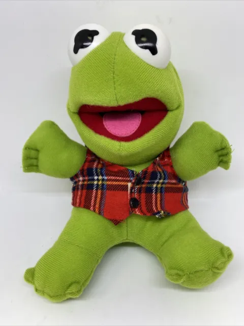 Baby Kermit the Frog 1987 Christmas Plush Jim Henson Muppets McDonald's