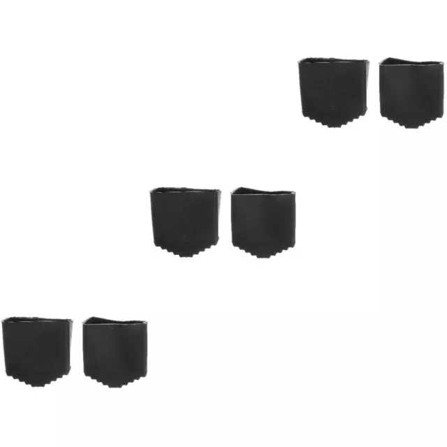 6 piezas almohadillas de fieltro para muebles protectores de escalera pies espejo plegable de longitud completa