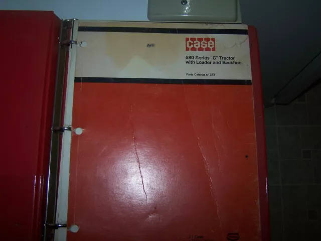 CASE 580 Series "C" Tractor with Loader and Backhoe PARTS CATALOG A 1283