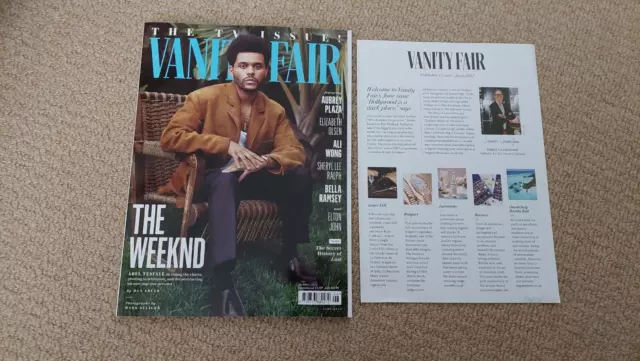 Vanity Fair Magazine UK June 2023 THE WEEKND ABEL TESFAYE Elton John Ramsey