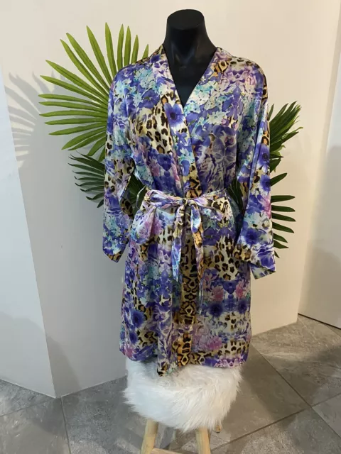 Peter Alexander Womans Silk Robe Size Small