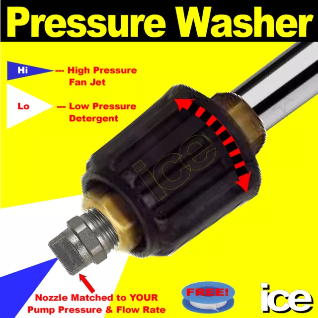 Laveur à pression nettoyeur vapeur haute et basse pression réglable support de buse 1/4"