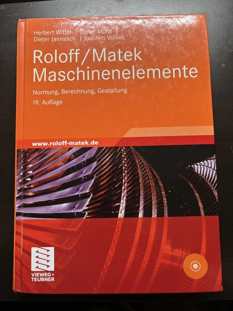 ROLOFF/MATEK MASCHINENELEMENTE NORMUNG, Berechnung, Gestaltung 19 ...