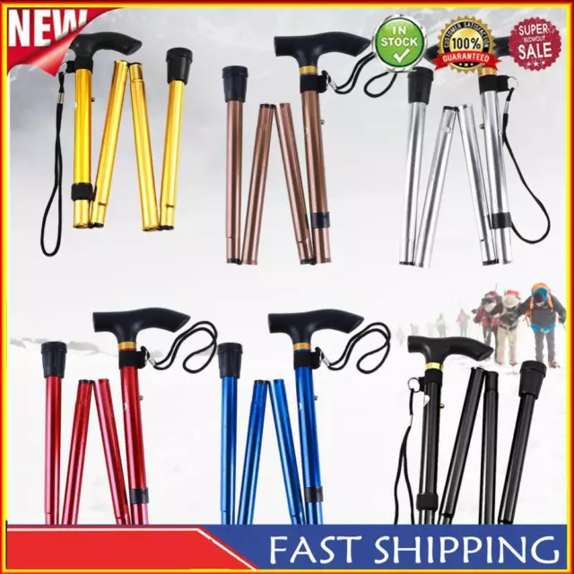 5-Section Folding Trekking Pole Trekking Hiking Poles Lightweight Walking Stick