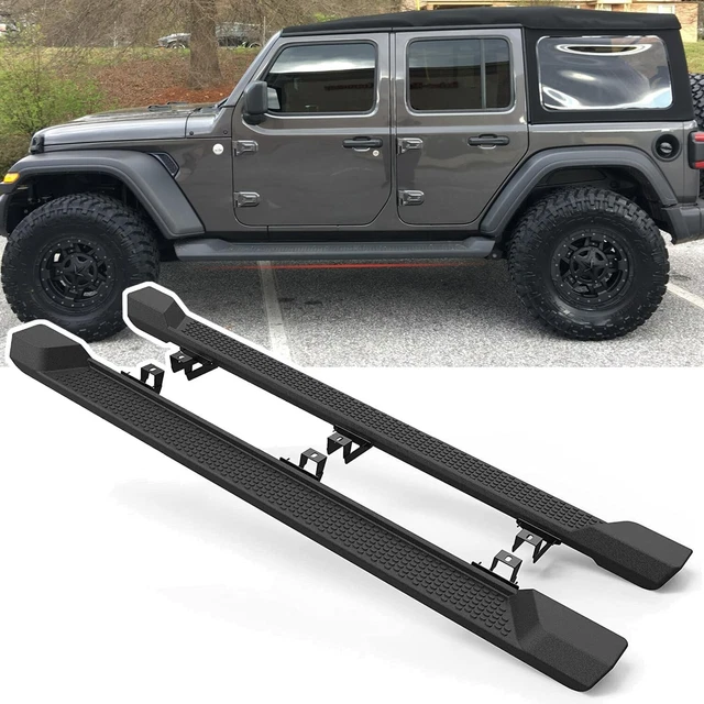 ALUMINIUM RUNNING BOARDS for 20182022 Jeep Wrangler JL Side Steps 4