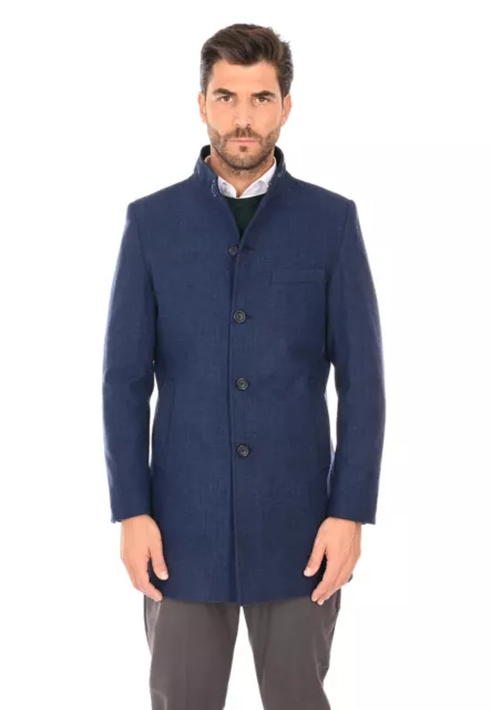 Cappotto Uomo Invernale Coreano Elegante Made in Italy Cappottino Sartoriale