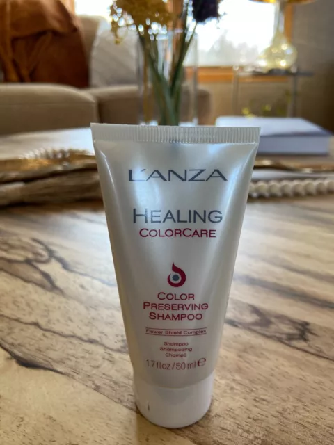 Champú para el cuidado del color curativo L'Anza 50 ml tamaño de viaje