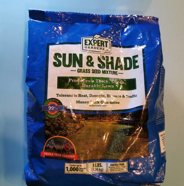 EXPERT GARDENER SUN & Shade Grass Seed Southern Mix; 3 lb. 7.50 PicClick