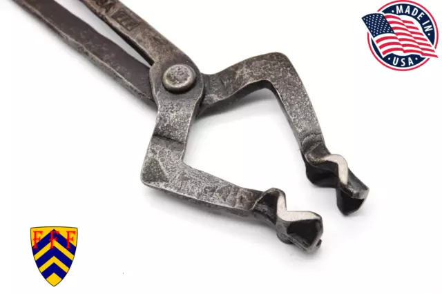 Fiery Furnace Blacksmith 1-Inch Bolt Jaw Tongs - MADE IN AMERICA