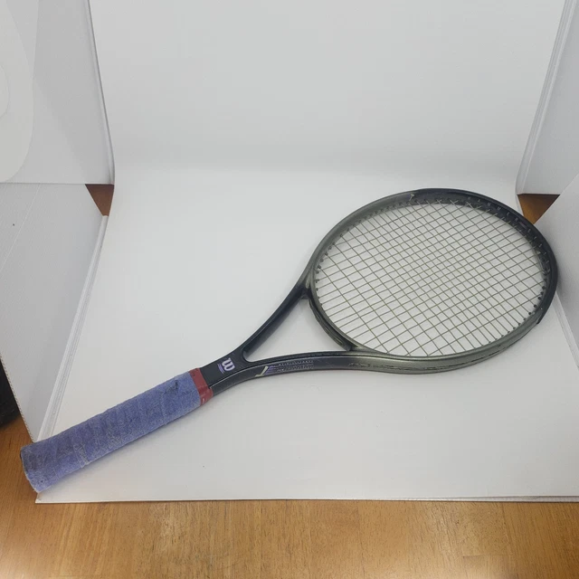 Raquette De Tennis Vintage Wilson Profile 2.7si - Grand Tamis 95 In² - Manche 4 1/2