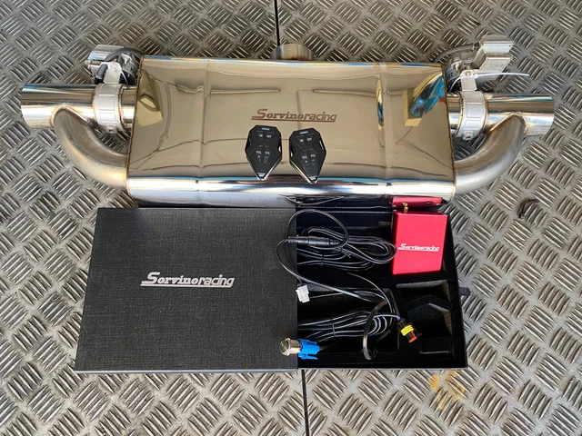 MARMITTA CON DOPPIA VALVOLA INCORPORATA KIT COMPLETO SCARICO ELABORATO 63mm EUR 399,99 - FR
